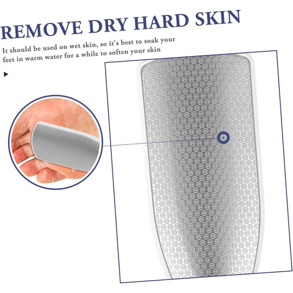 Foot Scrubber Stainless Steel Pedicure Foot Rasp File for Callus Removal Dead Skin Remover Exfoliant