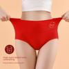 Women's Bright Red High-Waist Shaping Briefs - Breathable, Abdomen Support, Arm Fat Lifting