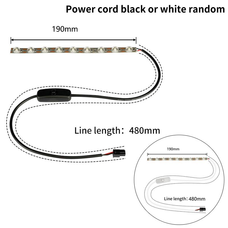 Accesorii DIY pentru imprimantă 3D Pentru Bambu Lab A1/A1Mini Bandă luminoasă LED Ra95 Lumină de umplere 24V Lumină albă rece super luminoasă