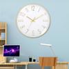 8-inch 20CM Silent Wall Clock Creative Fashion Home Living Room 3D Digital Simple Clock