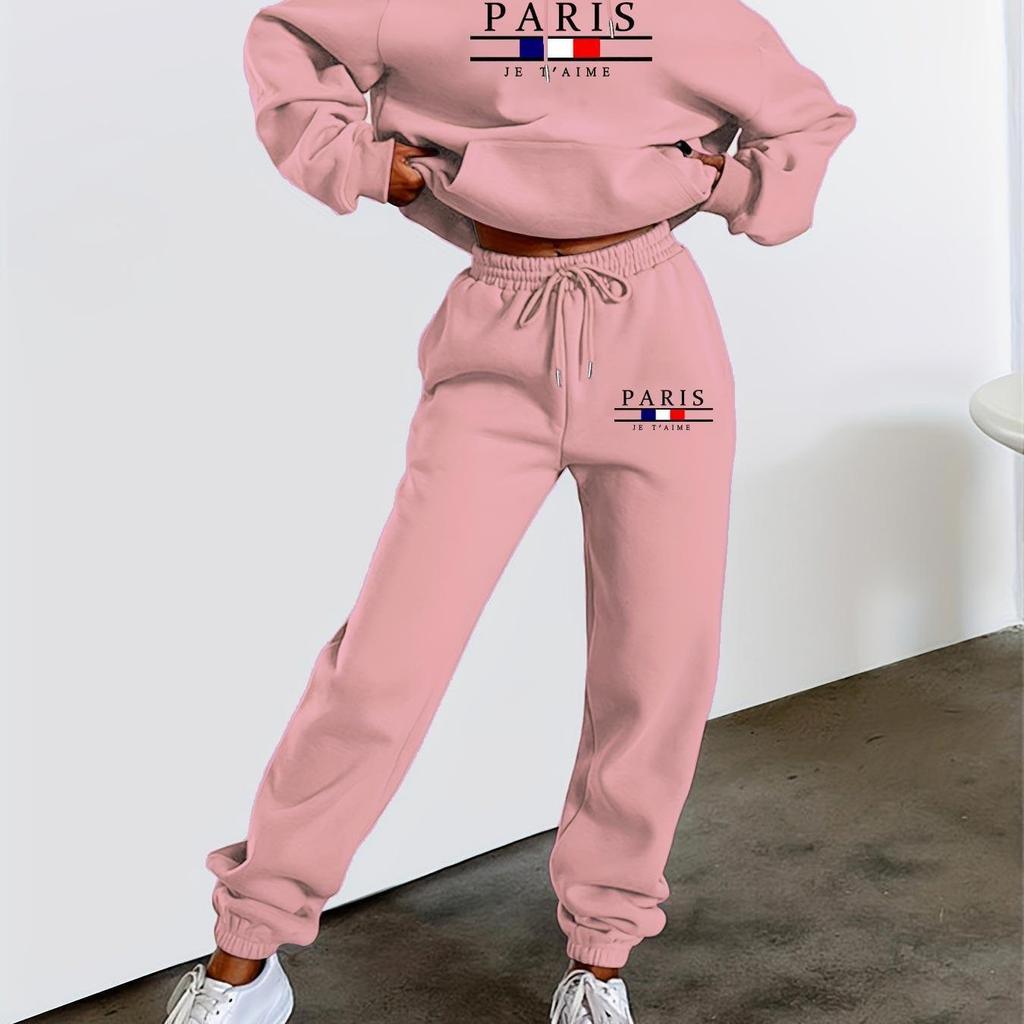 Hot-Selling Women's Casual Comfortable Hoodie Sweatshirt Set - Autumn Long Sleeve Sportswear