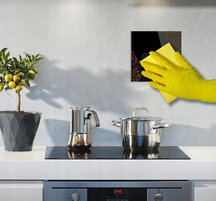 Single black touch light switch