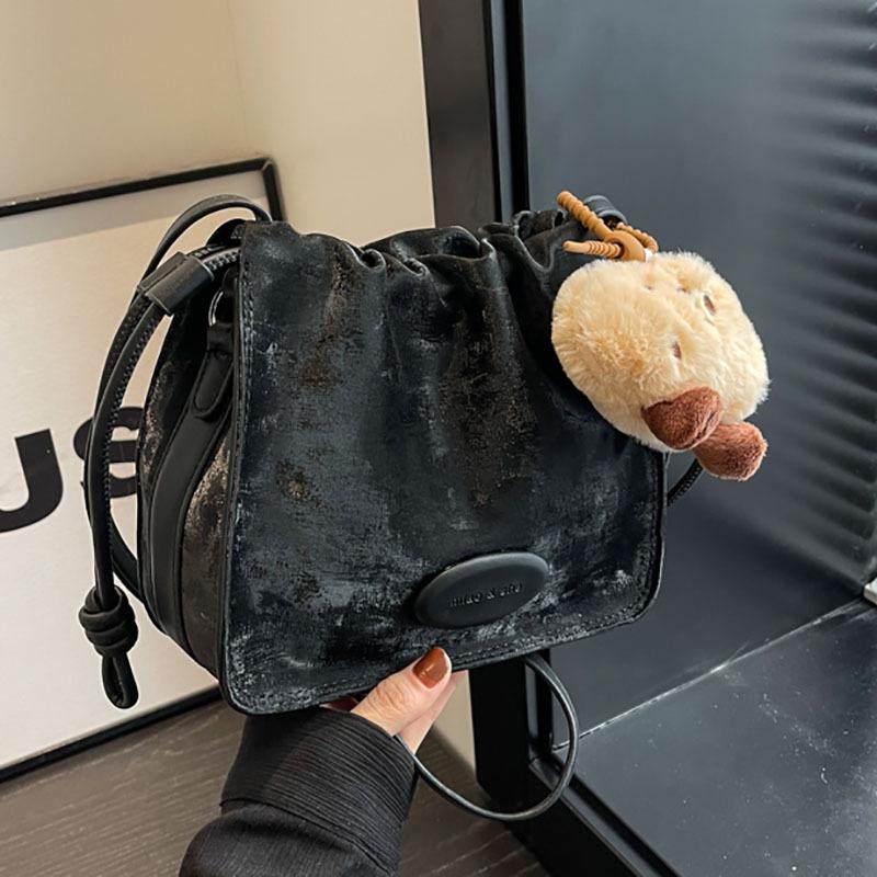 Small Bag Women's Solid Color New Bag Versatile Messenger Bag