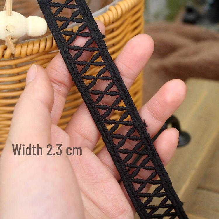 Hollow Milk Silk Lace Trim for DIY Shoulder & Waist Belt Decoration
