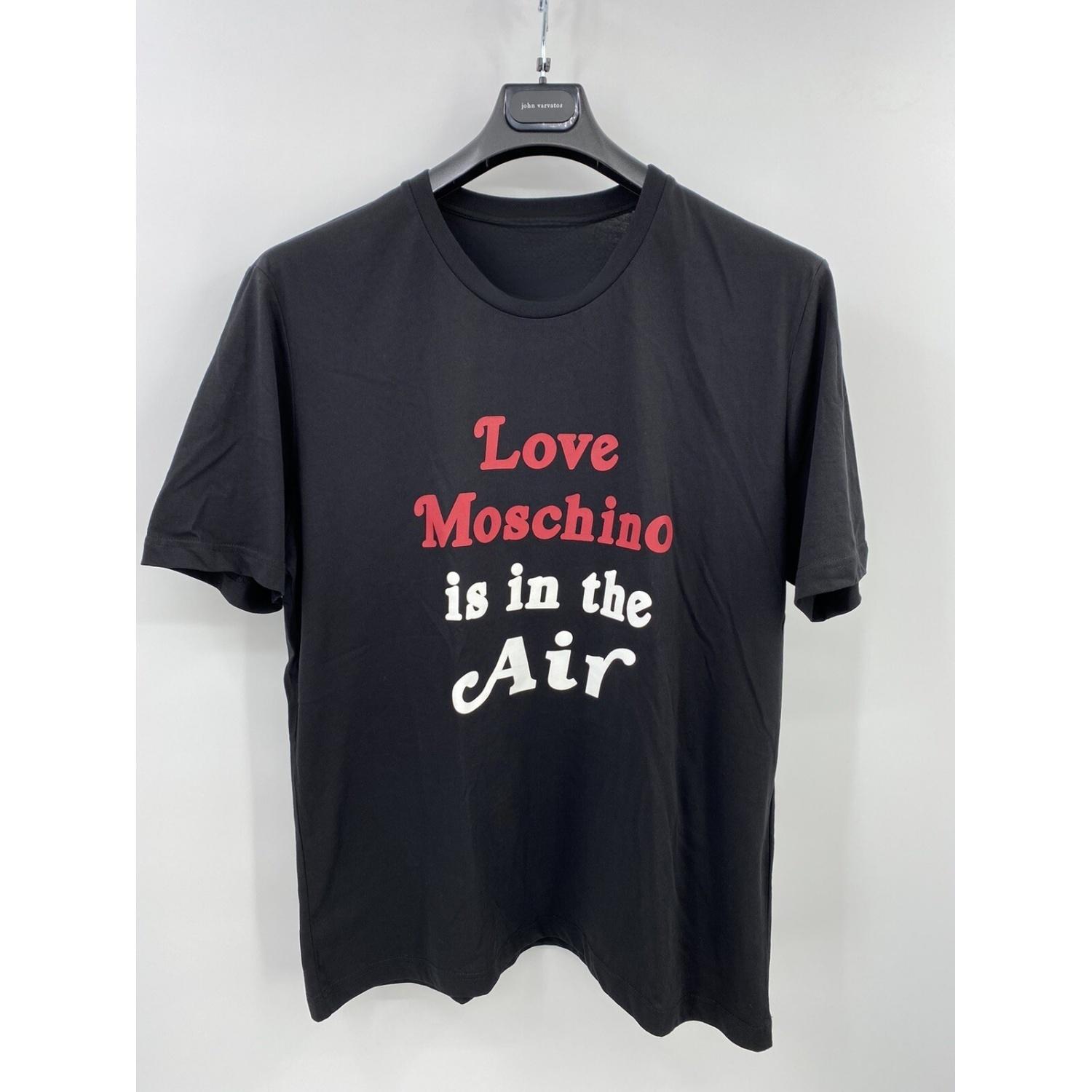 Графичная футболка Moschino Love Is In The Air S чёрный