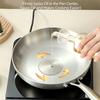 304 Stainless Steel Non Stick Pan For Frying Steak Uncoated Kitchen Cookware Suitable For Gas Stoves And Induction Cookers