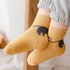 5Pairs Cute Cartoon Cat Socks For Kids Autumn Winter Warm Mid Tube Stockings 1-8Year Boy Girl Baby Footwear Children Cotton Sock