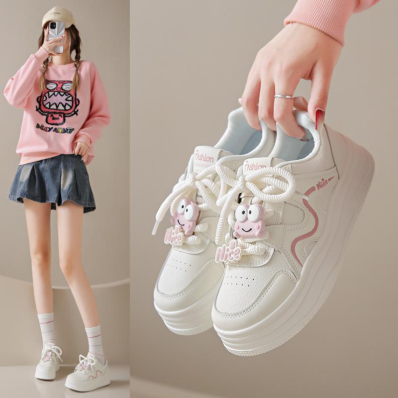 2025 little white shoes children's summer new Korean version ins student leisure sports versatile board shoes street shot Y9916