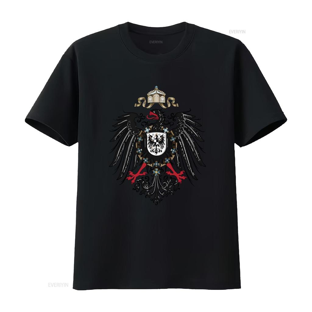 Preußischer Adler T-Shirt Deutschland Souveränitätszeichen Druck Einzigartiges Design für Männer und Frauen vintage Gewaschen Vielseitig Stilvoll Lässig