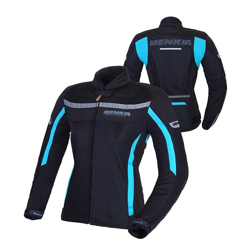 BENKIA JW32 Motorcycle Riding Jacket Men Women Ventilated Protective Gear Anti-Fall Racing Touring