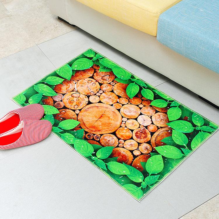 Home Cartoon Door Mat 3D Carpet 3D Print Carpet Home Bathroom Anti Slip Floor Mat Door Mat