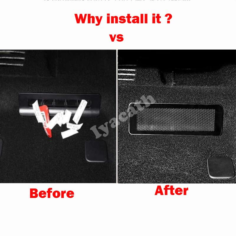 For BYD Sealion 7 Sea lion 07 EV 2024 2025 2026 Interior Accessories Under Seat Floor AC Air Conditioner AC Vent Outlet Cover