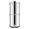 Gravity-fed Water Filter System, 1.5G 304 Stainless-Steel Countertop System, Water Filtration System, Reduces Lead and Up To 99% of Chlorine, with 2