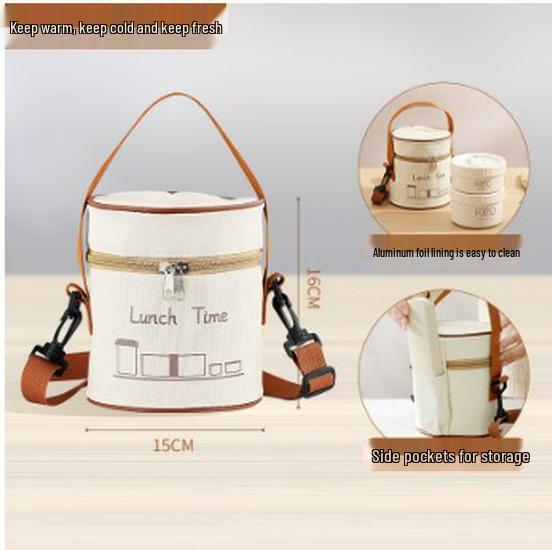 Aluminum Foil Insulated Lunch Bag - Waterproof, Portable Meal Tote for Work or School