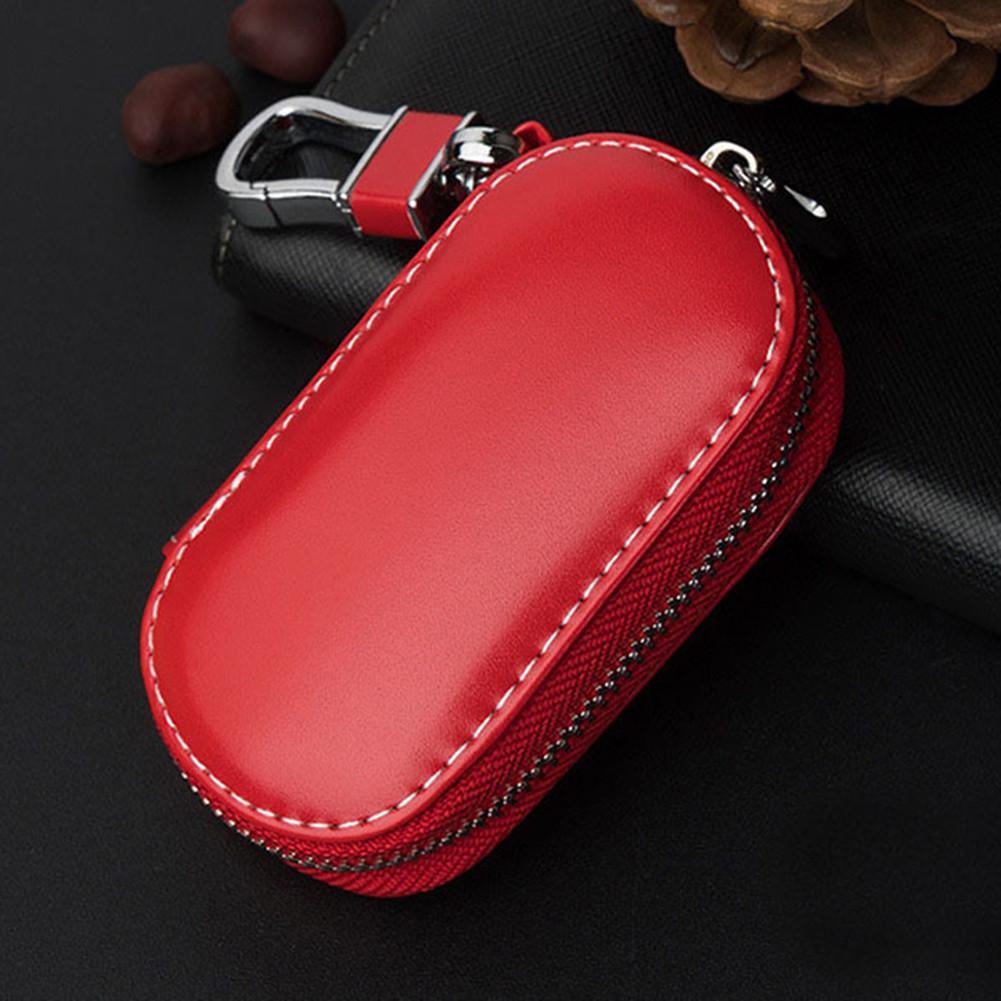 Key Case Multi-function Leather Key Case Car Key Bag For Faraday Cage Keyless Entry Key Fob Pouch, Car RFID Key Security Famous