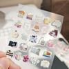 Puffy Jelly Stickers Funny Ugly Cute KT Cat Self Adhesive Waterproof for Journaling Camera Pen Holder Water Bottle Decor Ready