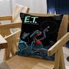 Movie ET The ExtraTerrestrial Cushion Cover Decorative Pillow Sofa Home Decor Case Pillow Cases