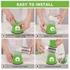 Kitchen Multifunctional Vegetable Slicer Fruit Cutter Cheese Shredder Tabletop Rotary Drum Grater
