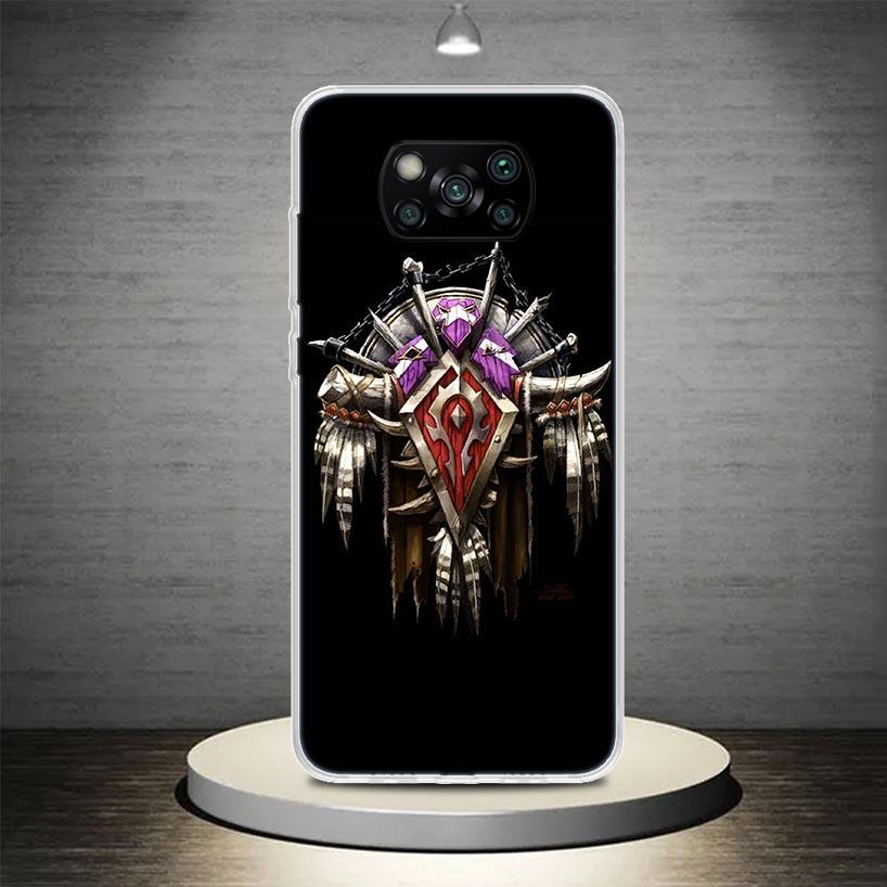 

W-World Of W-Warcraft W-Wow Phone Case Cover For Xiaomi Poco X7 X6 X5 X4 X3 Nfc F7 Ultra F6 Pro F5 F4 Gt F3 M6 M5S M4 M3 Soft Co Xiaomi Poco F3
