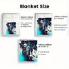 Undertale Sans anime 2D Flat Pattern Flannel Blanket High quality All Seasons Warmth and Comfort Perfect for Christmas Gifts.PMT0914213