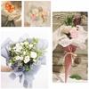 10 Sheets/Pack 70*50cm Solid Color Tissue Paper Flowers Wrapping Translucent Paper Gift Florist Pack Wedding Decor DIY Material