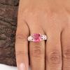 Pink Tourmaline Gemstone 925 Sterling Silver Women Jewelry Designer Ring For Anniversary Gift CZR-15-2
