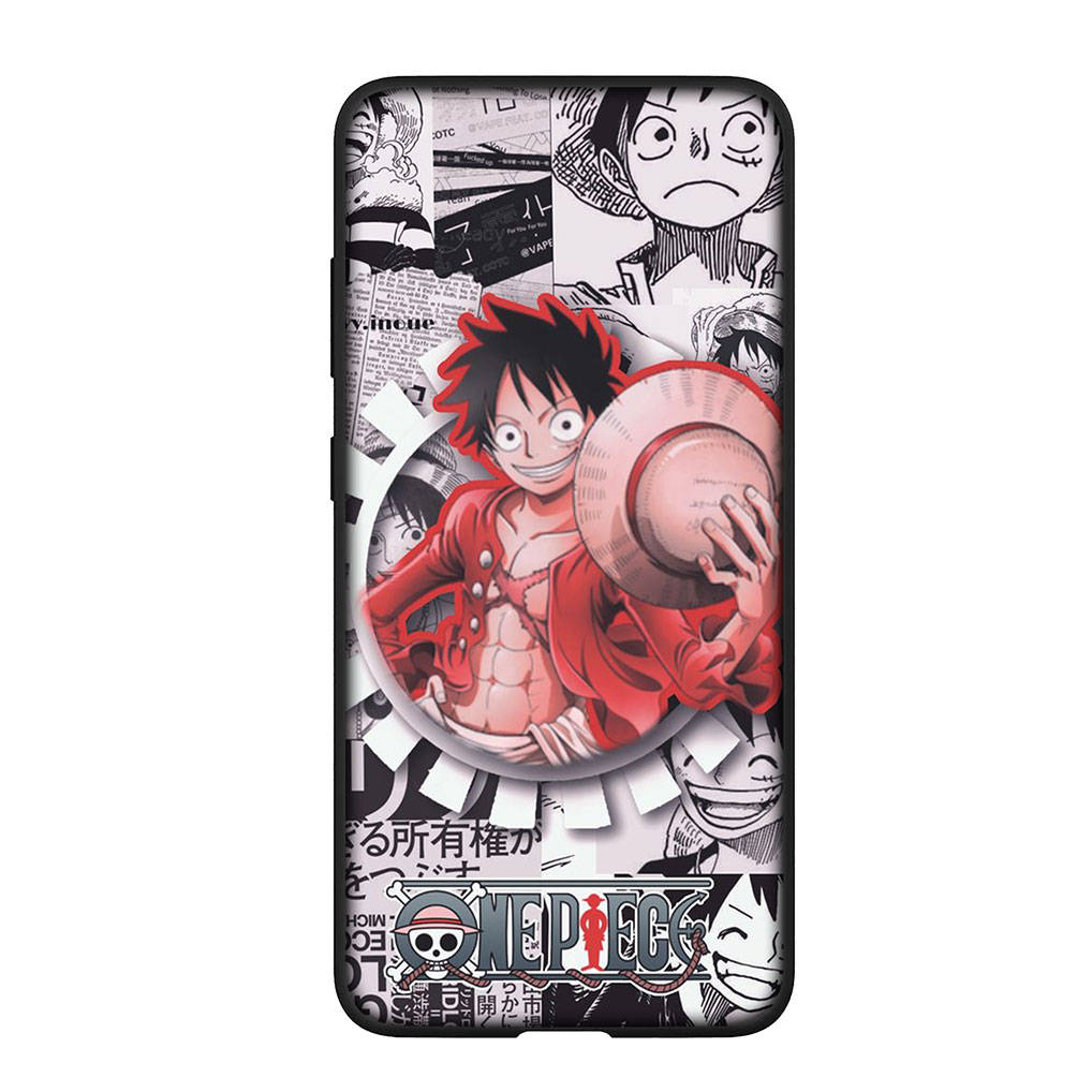 For Samsung Galaxy S24 S23 iPhone 16 15 14 Xiaomi Redmi Note 13 12 11 10Plus 9 Pro Max X XR Phone Case Lovely Nami One Piece Luffy OPPO Huawei Cover