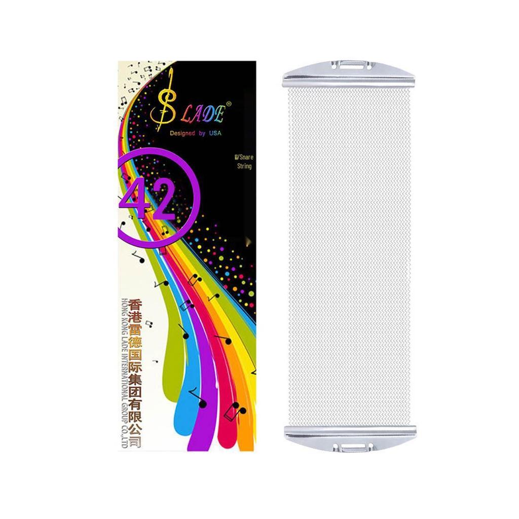 Striscia di Sabbia per Rullante da 14" per Cajon con Corde Sonore e Molle in Acciaio Inossidabile - Accessorio per Percussioni