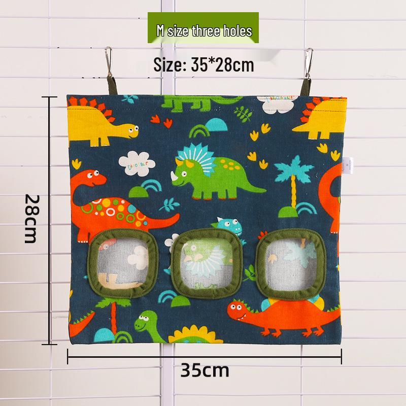 Heufütterungstasche mit großer Kapazität für Kaninchen und Meerschweinchen