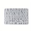 Silicone Resin Casting Molds Set with Alphabet Reverse Letter Shaped for DIY Keychain and Jewelry Pendants