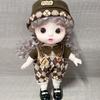 Cute 22cm Princess Girl Children's Set Toy Expression Doll Birthday Gift Dress Up Clothes