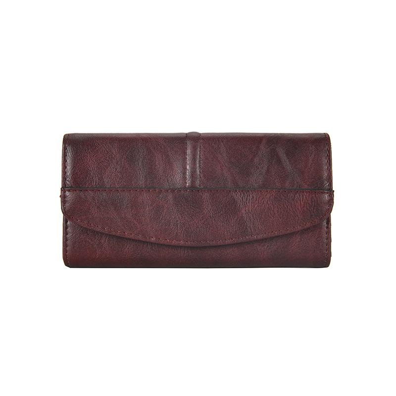 Wallet for Women Coin Wallet Fashionable Simple Women Texture Long Fashion Folding Money Clip