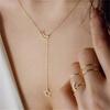 Celebrity Long Boho Choker Necklace Gold 51
