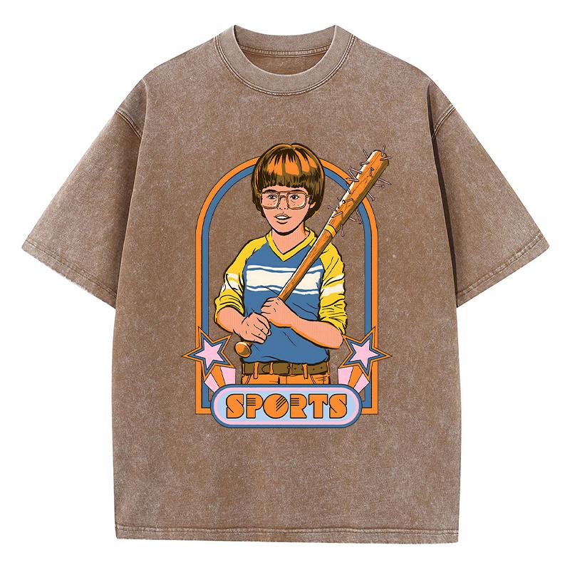 Sport Junge Druck Weibliche Waschen T-shirt Atmungsaktive Sommer T Shirt Lässige Mode Distress Kleidung Straße Baumwolle T-shirts Frauen