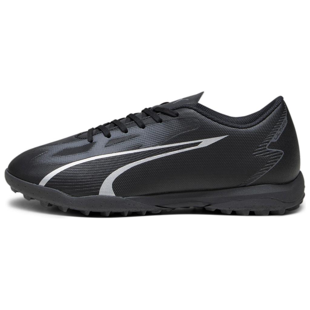 Puma Ultra Play Comfortable Lightweight TT (Rubber Studs) Artificial Turf Soccer Shoes Men Soccer Shoes Black White 107528-02
