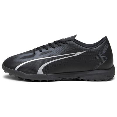 Ultra Play Comfortable Lightweight TT (Rubber Studs) Artificial Turf Soccer Shoes Men Soccer Shoes Black White 107528-02