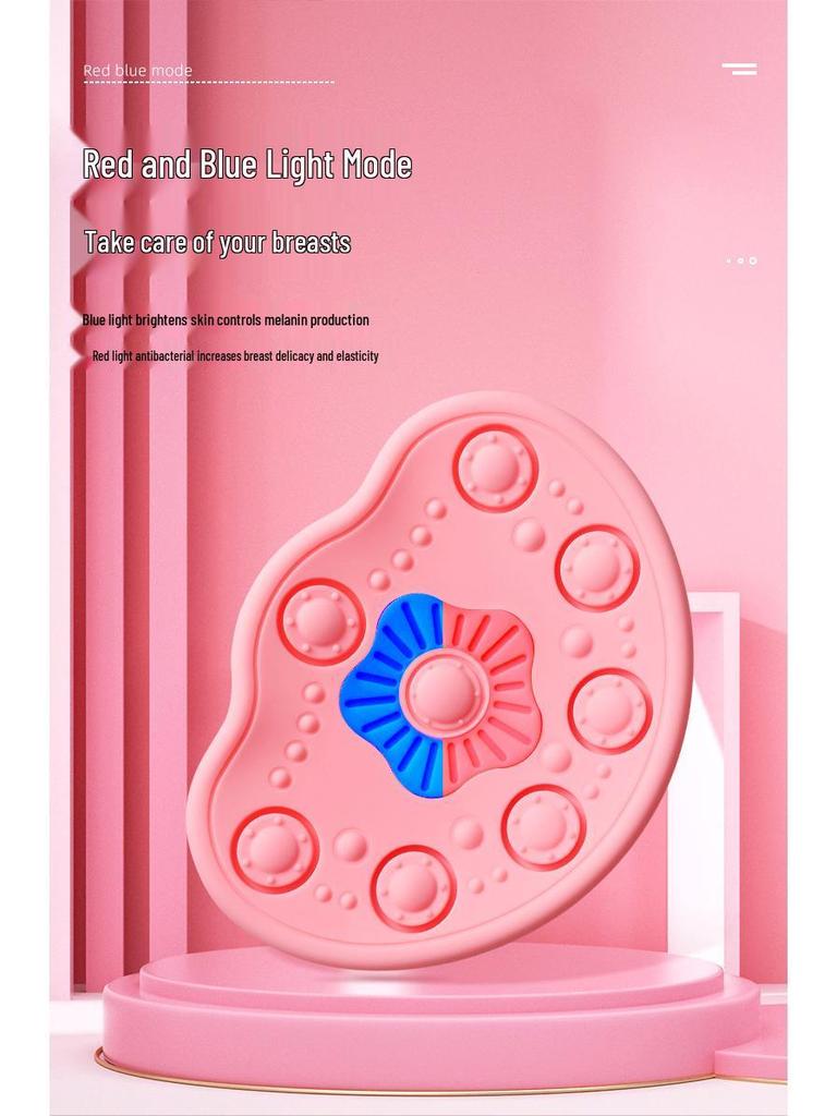 Wireless Remote-Controlled Heated Vibration Breast Massager