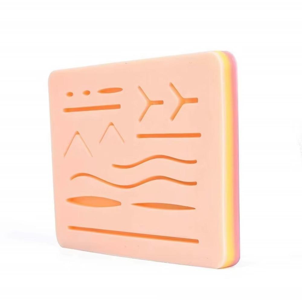Training Kit Silicone Skin Pad Traumatic Suture Practice Simulation Suture Practice Skin Surgical Wound Practice