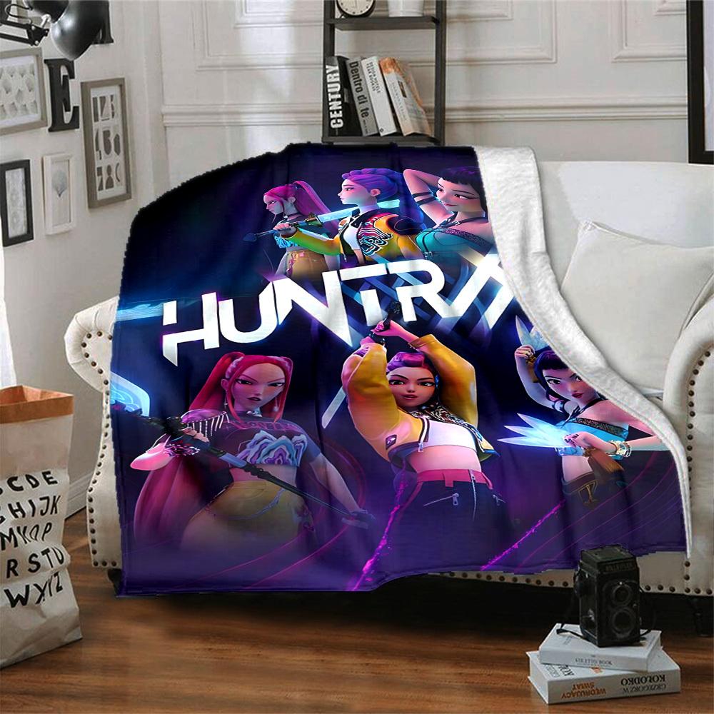 1 Stück Huntrix Flanelldecke [Gemütliche Überwurfdecke] Für Sofa, Bett, Reise, Camping, Wohnzimmer, Büro, Couch, Stuhl Und Bett