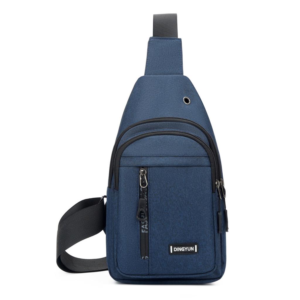 Unisex Chest Bag Simple Storage Bag Lightweight Travel Small Backpack Crossbody Bag Fashion Casual Single Should Bags