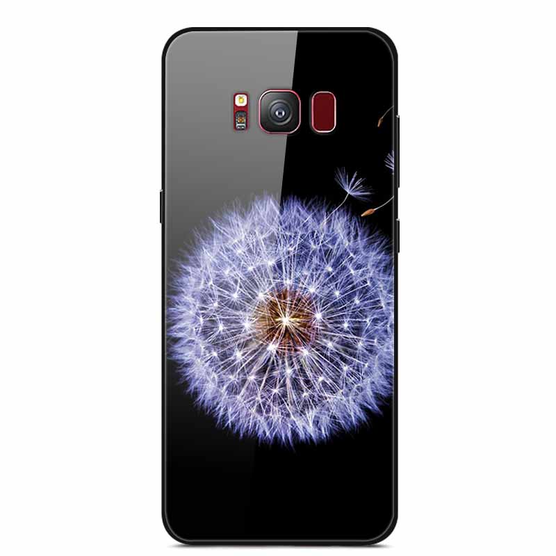 Glass Back Cover For Samsung S8 Plus Phone Case S8Plus Hard Tempered Glass Case For Samsung Galaxy S8 Plus Case S 8 Soft Edge