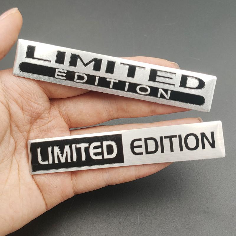 3d Aluminium Special Edition Logo Limited Edition Emblem Sticker Car Interior Exterior Decoration Decal Motorcycle Accessories