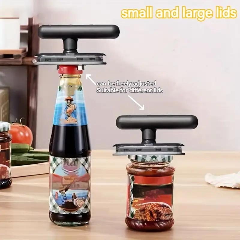 1pc Versatile Jar Bottle Opener Adjustable Easy-Grip Multifunctional Kitchen Tool Essential Opener Effortless Access Perfect for Parties Daily Use