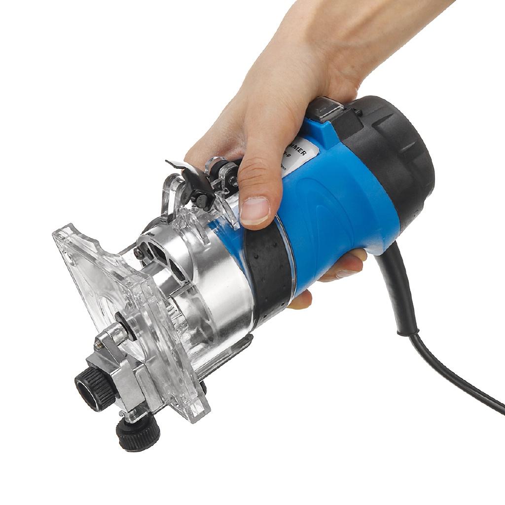 110V/220V 2200W Electric Trimmer 6.35mm 1/4" Wood Router Set Wood Laminator Joiners Edged Carving