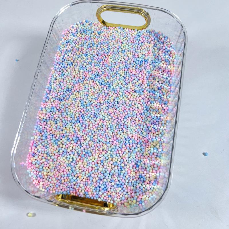 Stelline Cadenti Colorate in Gommapiuma per Macaron - Palline Decorative Rotonde Piccole