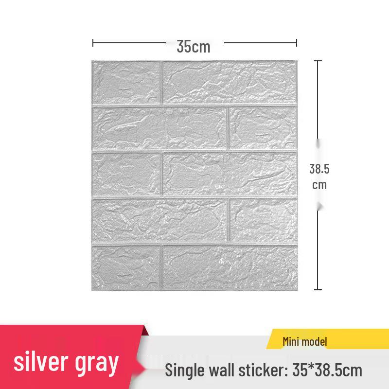 3D Waterproof Foam Wall Stickers for Ceiling and Background Decoration