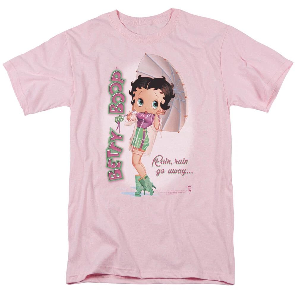 Betty Boop  Rain Rain Go Away  T-Shirt - to 4X S