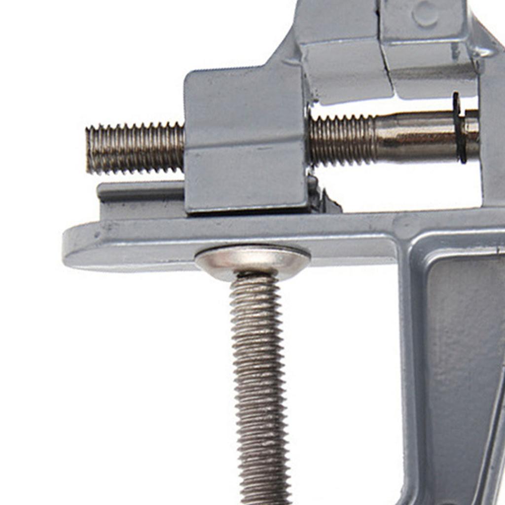 Small Bench Vise Clamp On Metal Mini Table Vise Tool for Woodworking 35mm Clamping Thickness