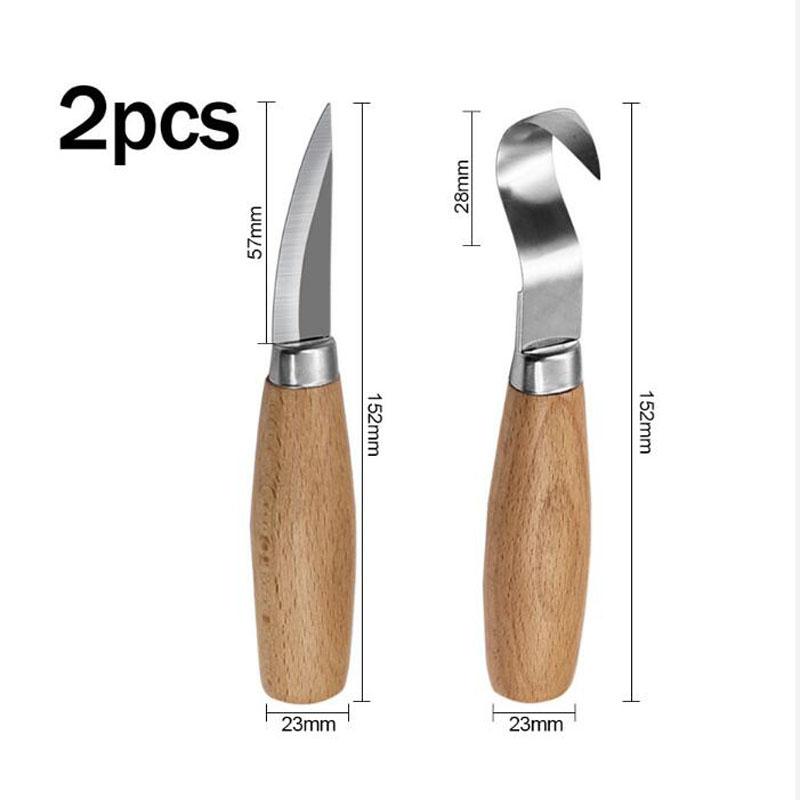 

Нож для резьбы по дереву Долото Нож-крюк Инструменты для резьбы Эргономичный Деревообработка Ложка Прочный Кривой Начинающим Скульптурный к A