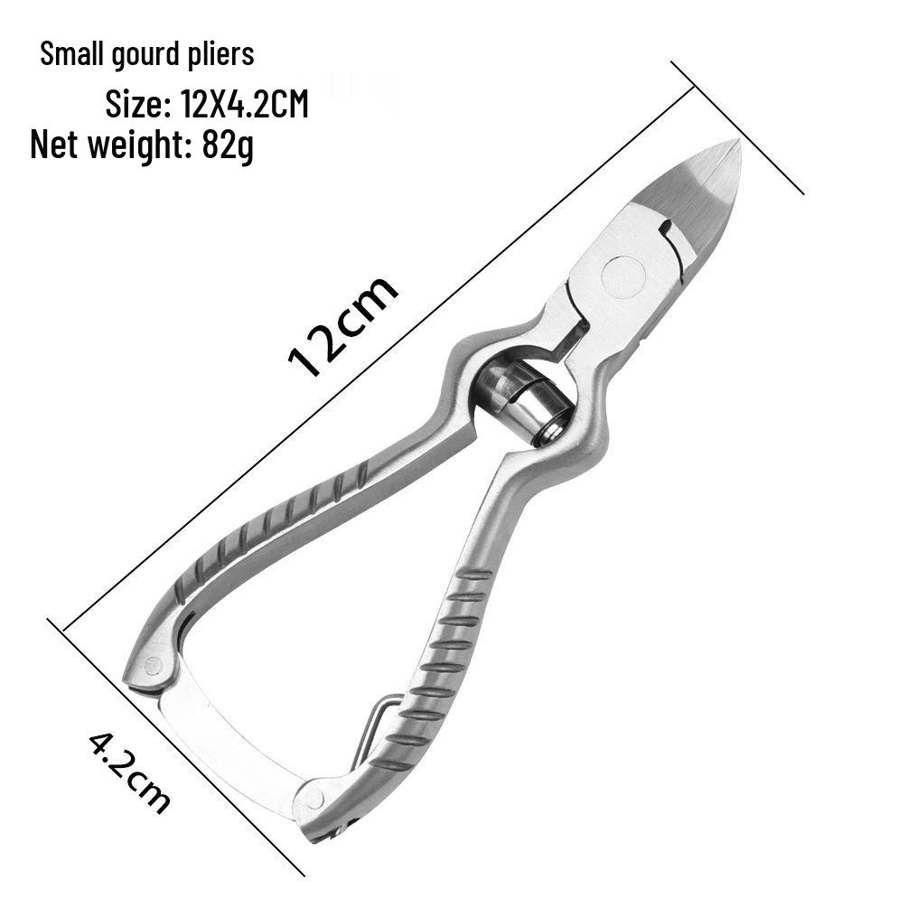 Eagle Mouth Gourd Pliers: Large & Small Stainless Steel Manicure Tool Set - Nail Clippers, Scissors, Cuticle Nippers